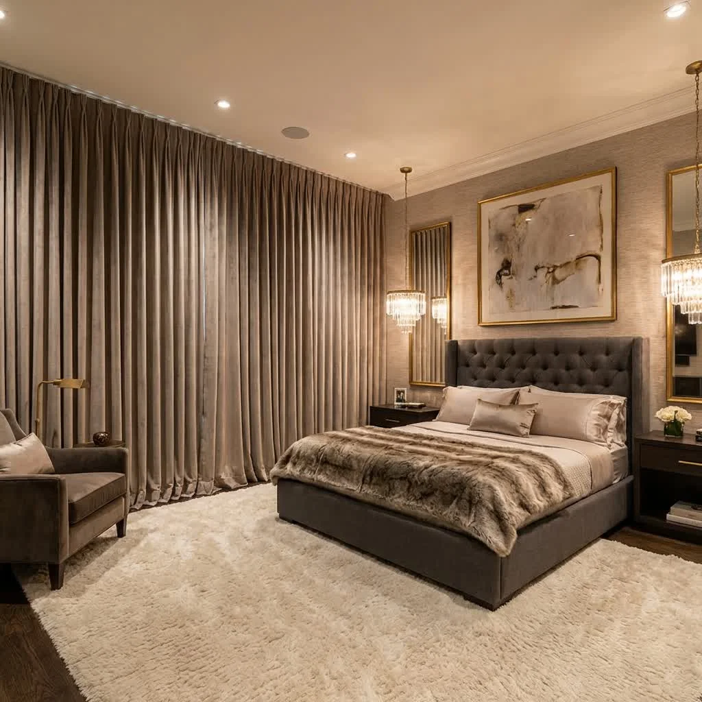 Luxury Drapery Window Treatment Makeover in Ontario