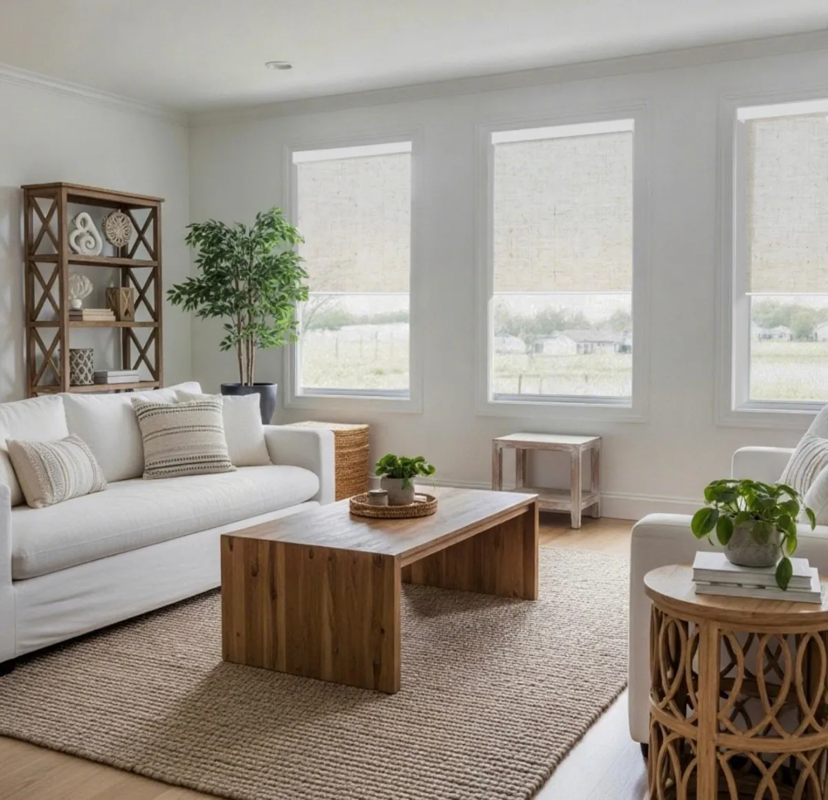 Smart Home Motorized Blinds with Voice Control